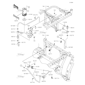 FUEL EVAPORATIVE SYSTEM(KLF)(CA)