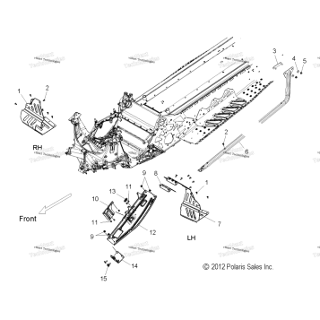 CHASSIS, CLUTCH GUARD & FOOTRESTS ALL OPTIONS