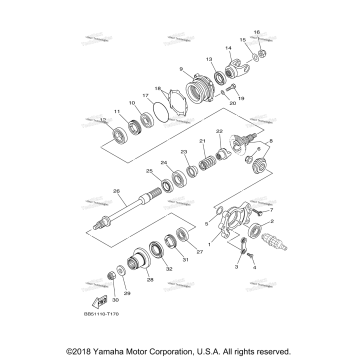 MIDDLE DRIVE GEAR