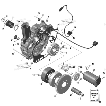 ROTAX - MAGNETO AND ELECTRIC STARTER