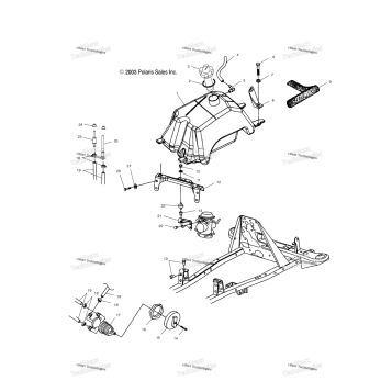 FUEL TANK & CARBURETOR MOUNTING /AB/AC/FB