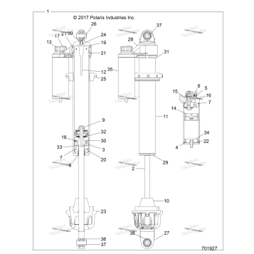 SUSPENSION, FRONT SHOCK Z18VDE92NB/NU