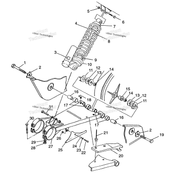 SWING ARM/SHOCK MOUNTING SCRAMBLER