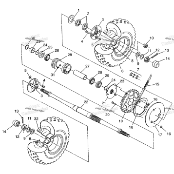 REAR WHEEL DRIVE MAGNUM 2X4