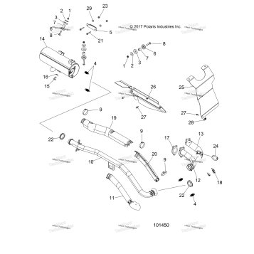 ENGINE, EXHAUST [101450)