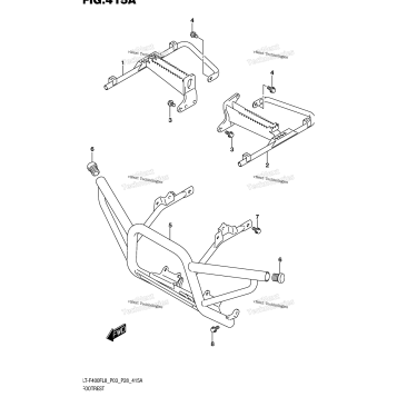 FOOTREST (LT-F400FL8 P03)