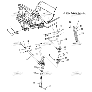 SUSPENSION, FRONT /CE