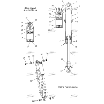 SUSPENSION, SHOCK, IFS