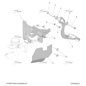BRAKES, FOOT PEDAL