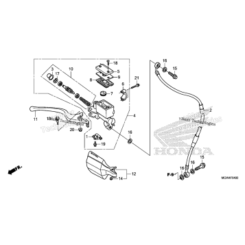 FRONT BRAKE MASTER CYLINDER