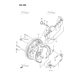 FRONT WHEEL BRAKE (MODEL M/N/P/R/S/T)