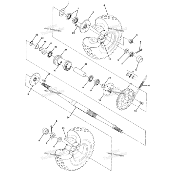 REAR WHEEL DRIVE ASSEMBLY