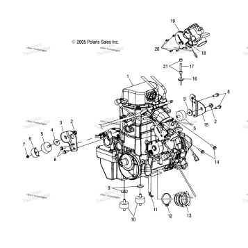 ENGINE MOUNTING /AQ/AT/AX/AY/AZ