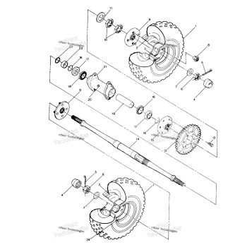 REAR WHEEL DRIVE ASSEMBLY