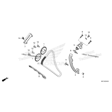CAM CHAIN@TENSIONER
