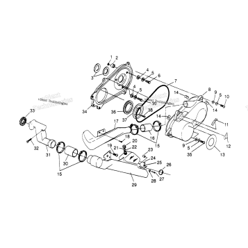 CLUTCH COVER ASSEMBLY 2X4 400L