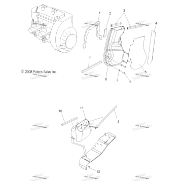 ENGINE, FAN DUCTS