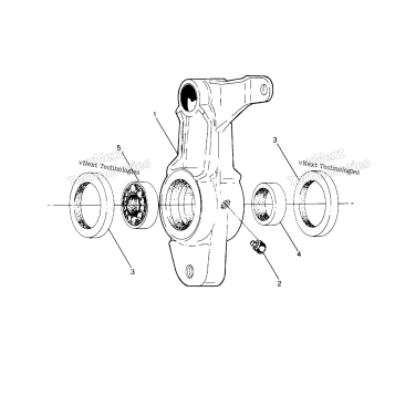FRONT TIGHTENER ASSEMBLY, L.H. PN 1380004 FRONT TIGHTENER ASSEMBLY, R.H