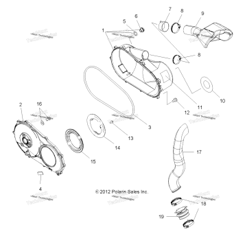BODY, CLUTCH COVER & DUCTING