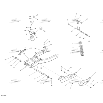 SUSPENSION, REAR - PACKAGE T-LTD