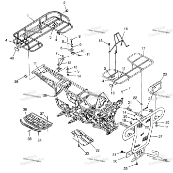 BUMPER/RACK MOUNTING SPORTSMAN 400L