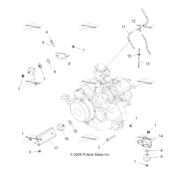 ENGINE, MOUNTING