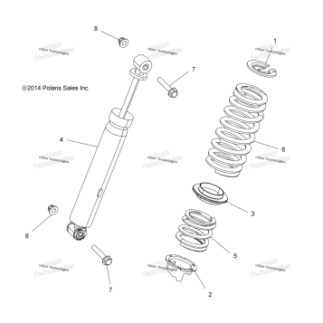SUSPENSION, REAR SHOCK