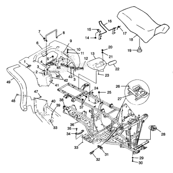 REAR CAB & SEAT B