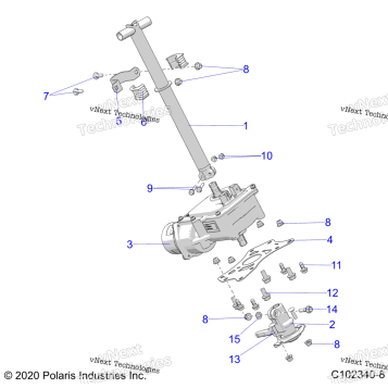 STEERING, STEERING POST ASM