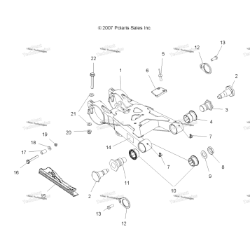 CHASSIS, SWING ARM