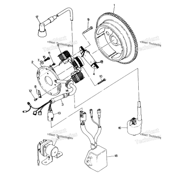 MAGNETO ASSEMBLY 250 4X6