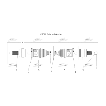 DRIVE TRAIN, DRIVE SHAFT, FRONT