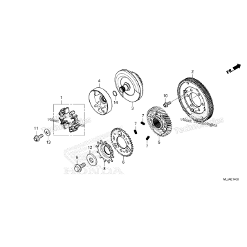 PRIMARY DRIVE GEAR