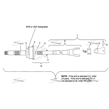 CV JOINT BTB BIG BOSS 6X6 400L