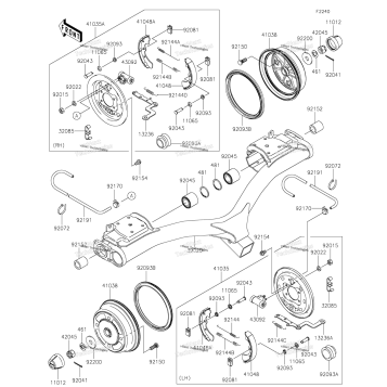 REAR HUBS/BRAKES