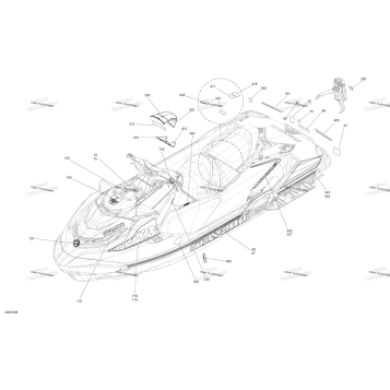 DECALS - WAKE ENGINE 1500 HO ACE PACKAGE PRO