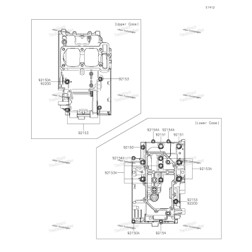 CRANKCASE BOLT PATTERN