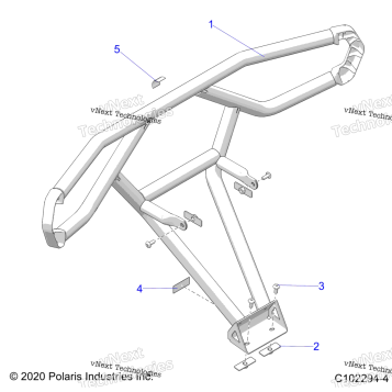 BODY, REAR BUMPER, TRAIL A22SES57C9/F9