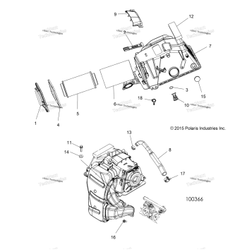 ENGINE, AIR INTAKE