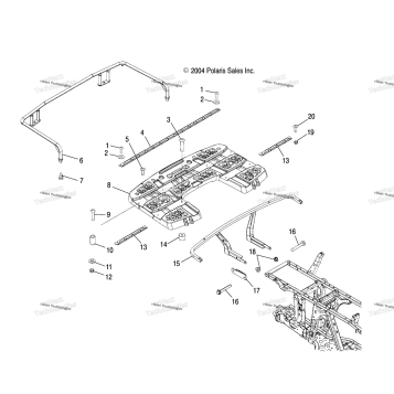 REAR RACK MOUNTING /AS/AT/AU/AW