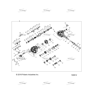 DRIVE TRAIN, MAIN GEARCASE A16DAA57A5/A7/L2/E57A9/AM (100612)