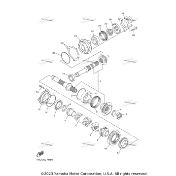 MIDDLE DRIVE GEAR