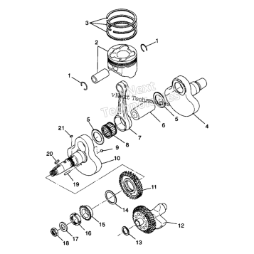 CRANKSHAFT & PISTON