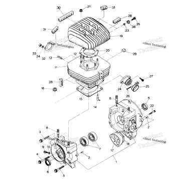 CRANKCASE & CYLINDER ASSEMBLY
