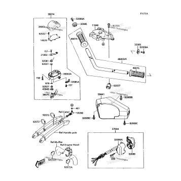 HANDLEBAR (JS300-A2/A3/A4)