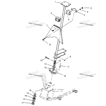 STEERING POST ASSEMBLY XPLORER 4X4