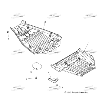 BODY, SKID PLATES