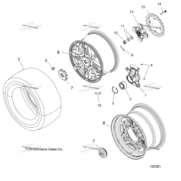 WHEELS, REAR & HUB