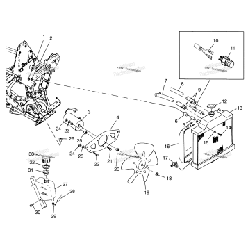 COOLING SYSTEM SCRAMBLER 500