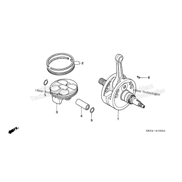 CRANKSHAFT + PISTON